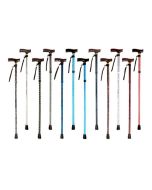 Folding Cane with Strap (Multiple Colours)